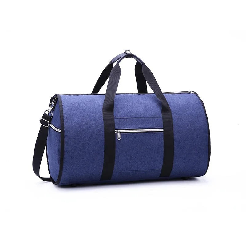 Portable Luxury Suit Storage Bag 2 in 1 Busines Travel Duffel Bag Men's Garment Bag Shoulder Trip Handbag Clothing Luggage Bag