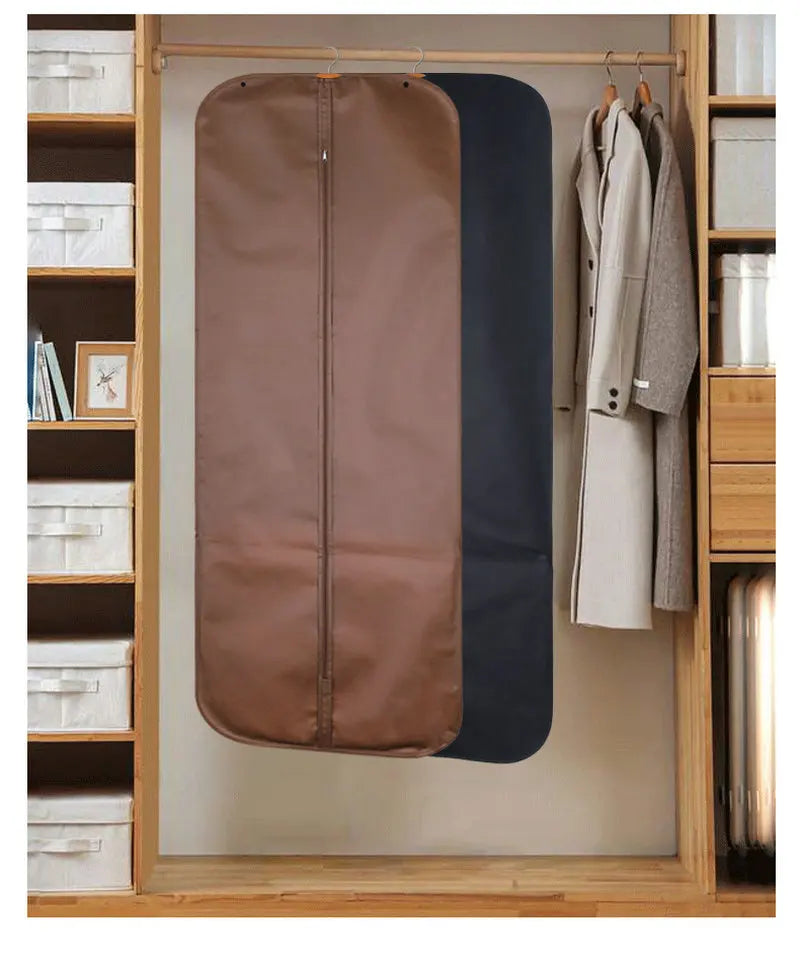 Travel Garment Bag 140cm Long Dress Cover Bag Men's Suit Carrier Foldable Travel Bag Non-woven Fabric Portable Clothes Bag