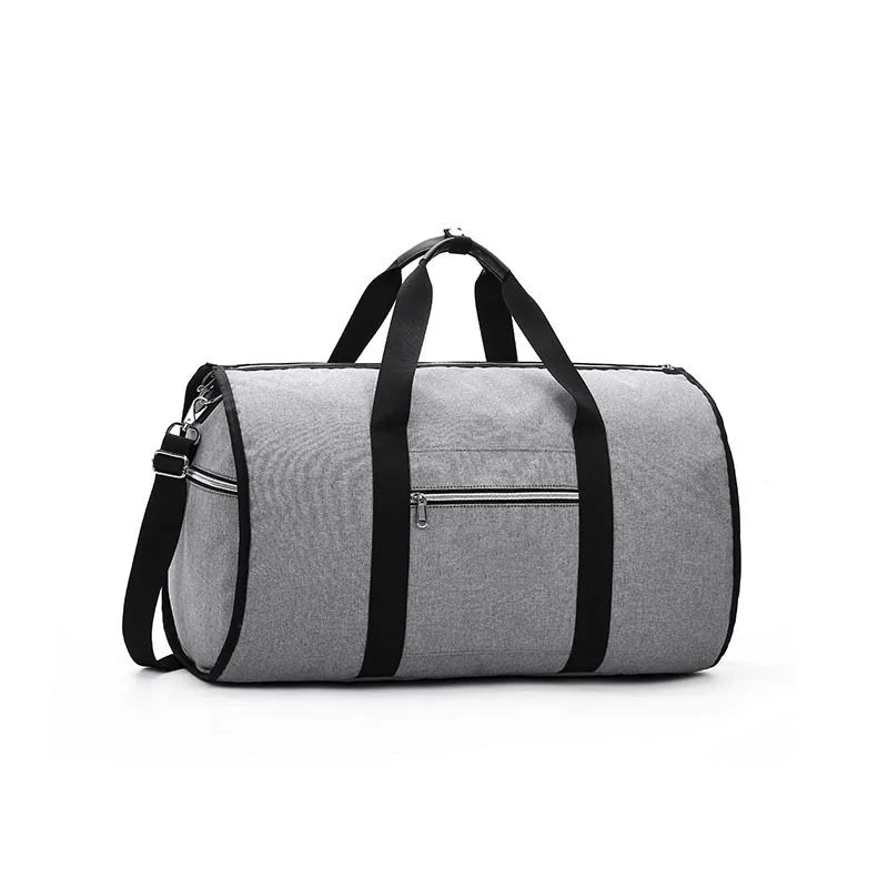 Portable Luxury Suit Storage Bag 2 in 1 Busines Travel Duffel Bag Men's Garment Bag Shoulder Trip Handbag Clothing Luggage Bag
